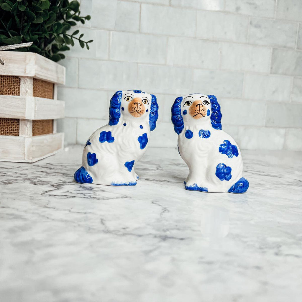 Staffordshire Dog Salt & Pepper Shakers Set