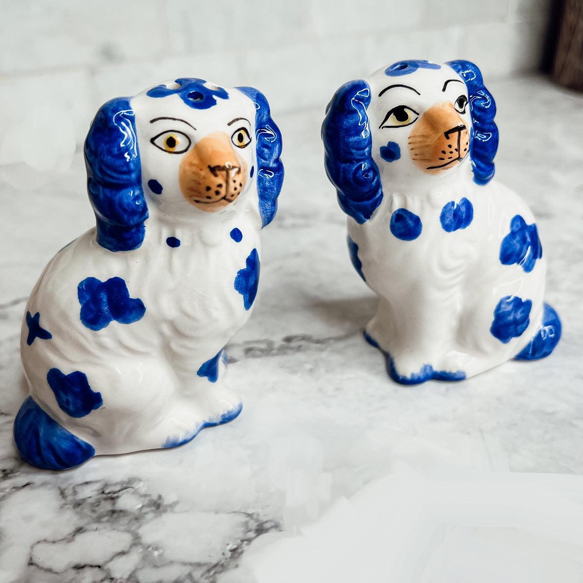 Staffordshire Dog Salt & Pepper Shakers Set