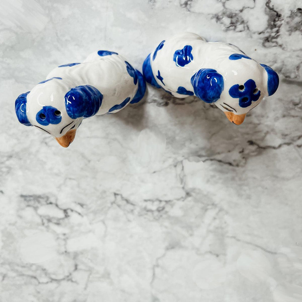 Staffordshire Dog Salt & Pepper Shakers Set