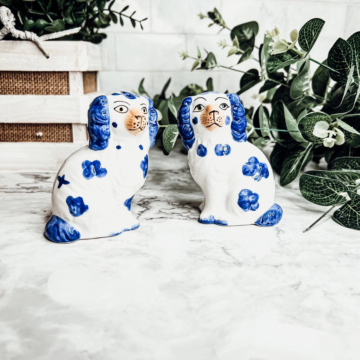 Staffordshire Dog Salt & Pepper Shakers Set