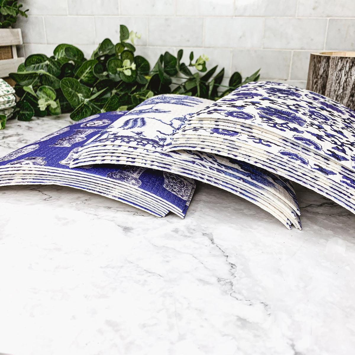 Chinoiserie Eco Cloth - Biodegradable Swedish Dishcloth