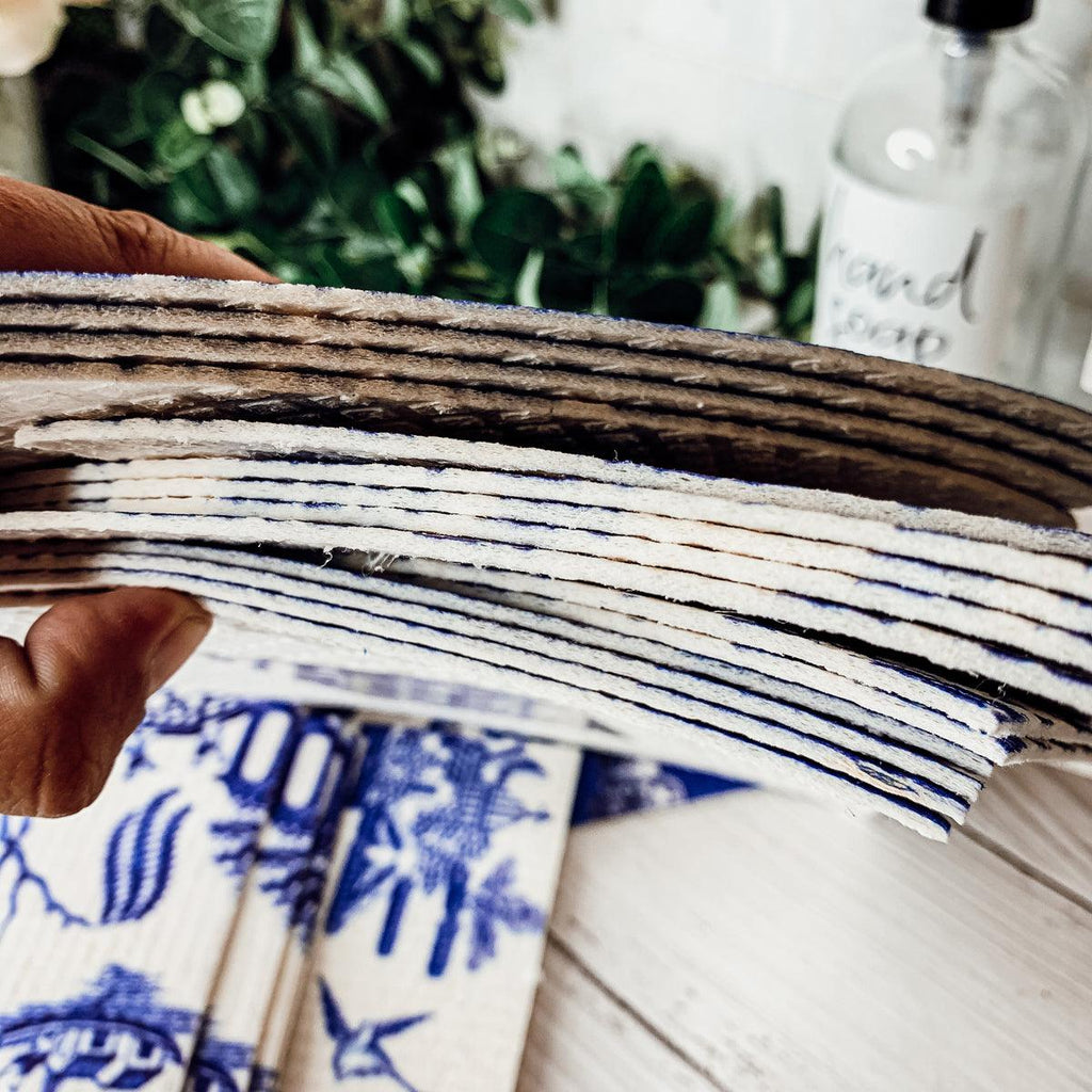 Chinoiserie Eco Cloth - Biodegradable Swedish Dishcloth