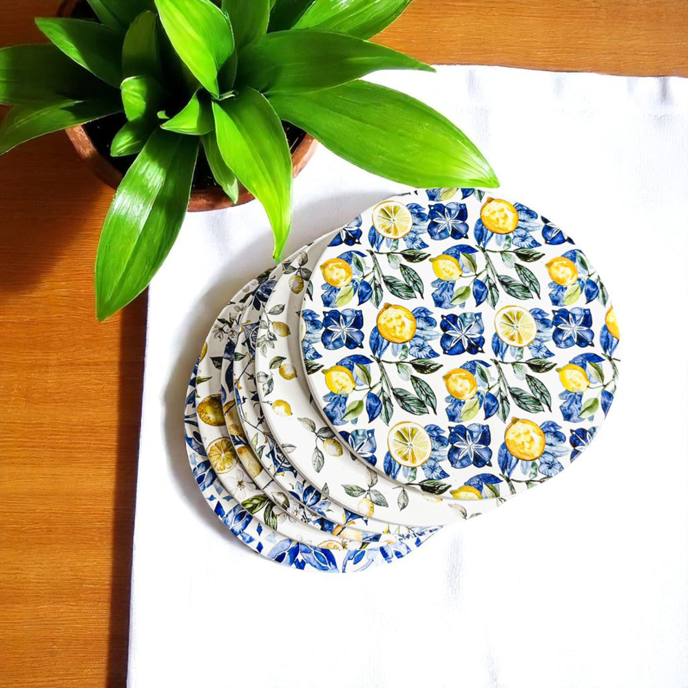 Mediterranean Lemon Ceramic Coaster