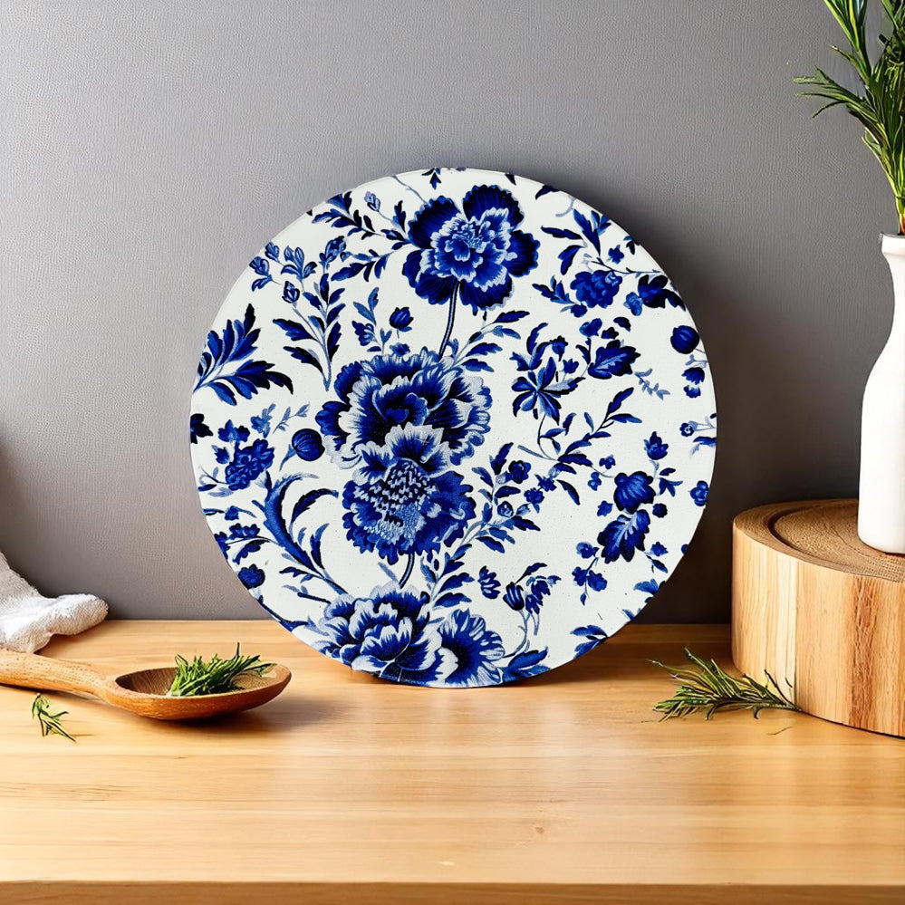 Chinoiserie Ceramic Coasters - Blue & White Designs