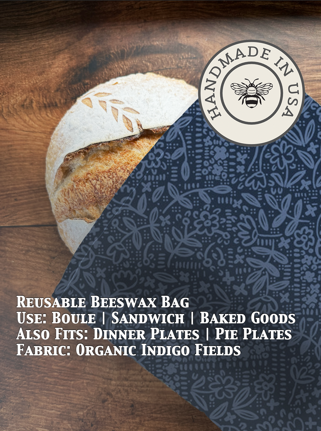 Bread Bag | Beeswaxed-Multiple Patterns