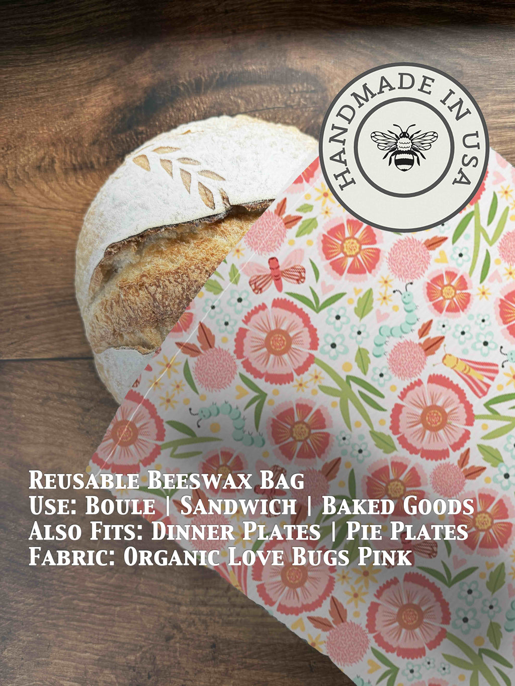 Bread Bag | Beeswaxed-Multiple Patterns