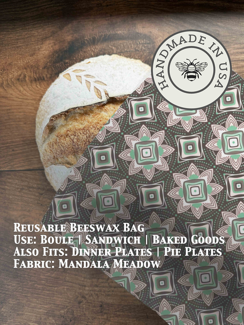 Bread Bag | Beeswaxed-Multiple Patterns