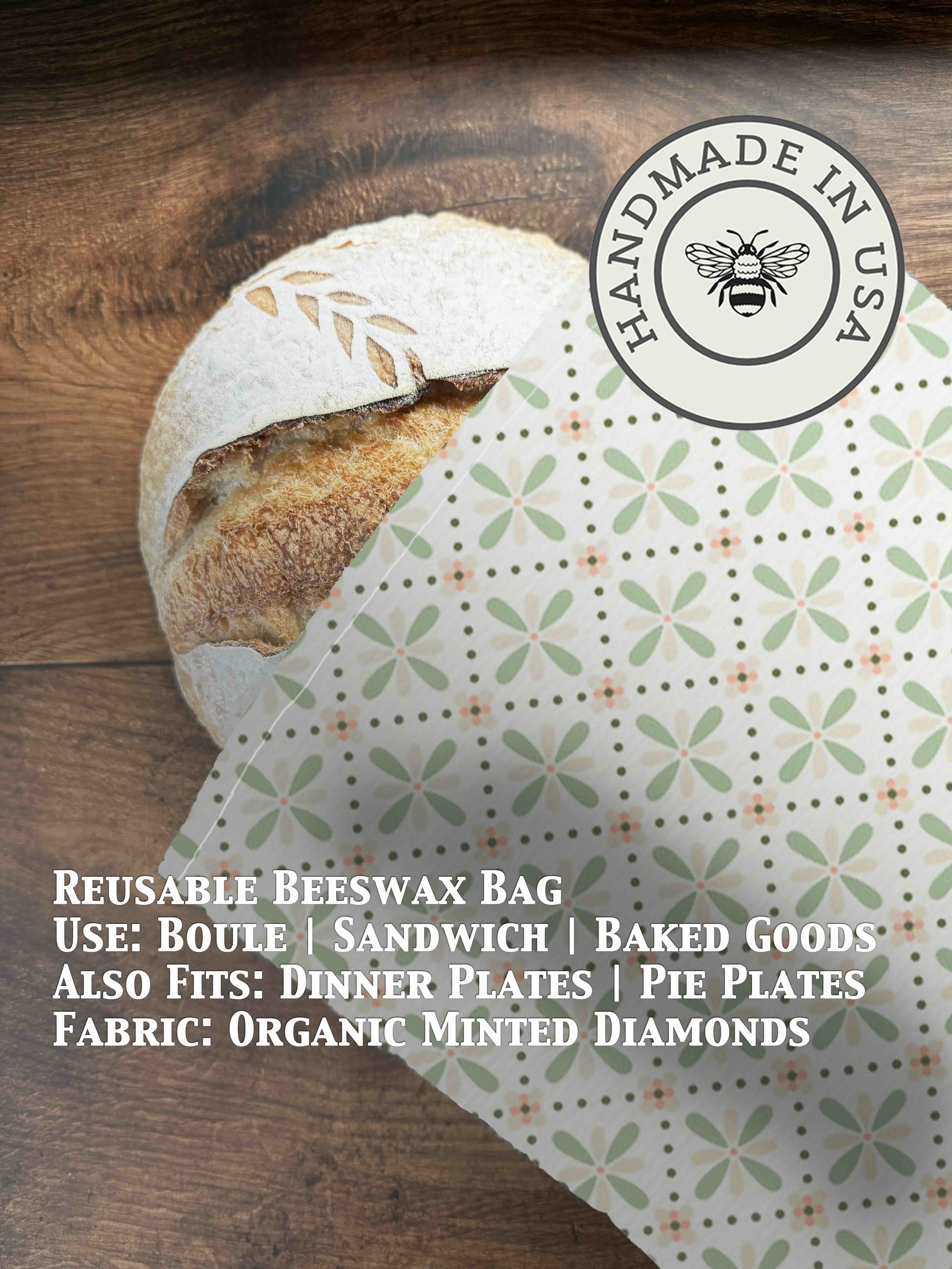 Bread Bag | Beeswaxed-Multiple Patterns