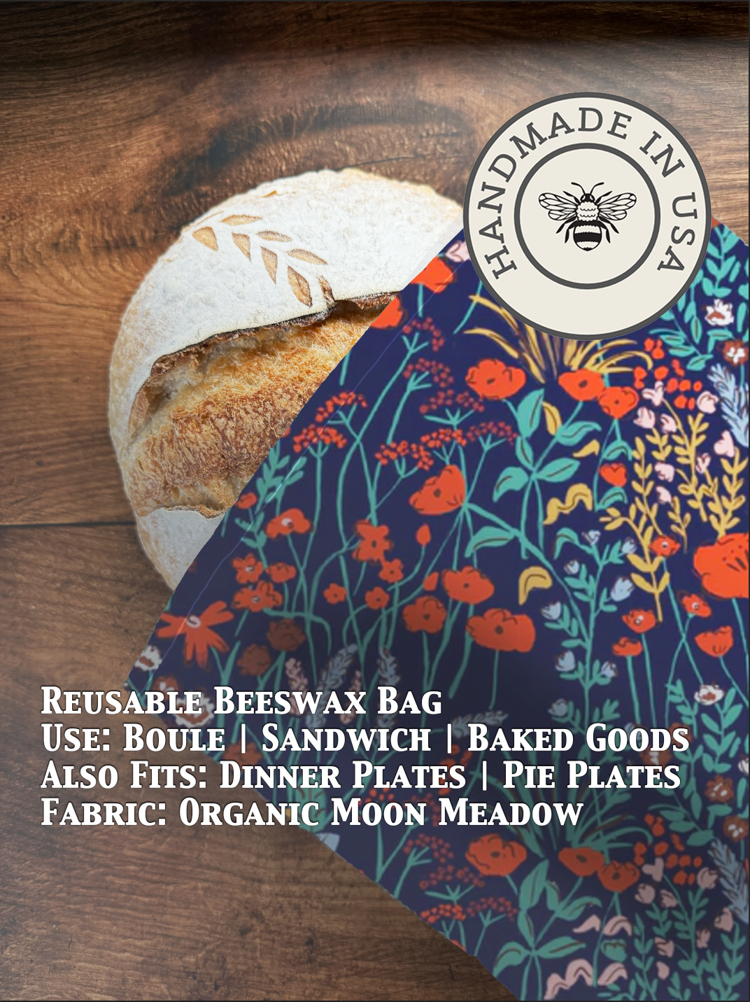 Bread Bag | Beeswaxed-Multiple Patterns