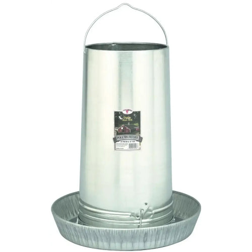 Little Giant 40-Lb Hanging Poultry Feeder - Galvanized Steel