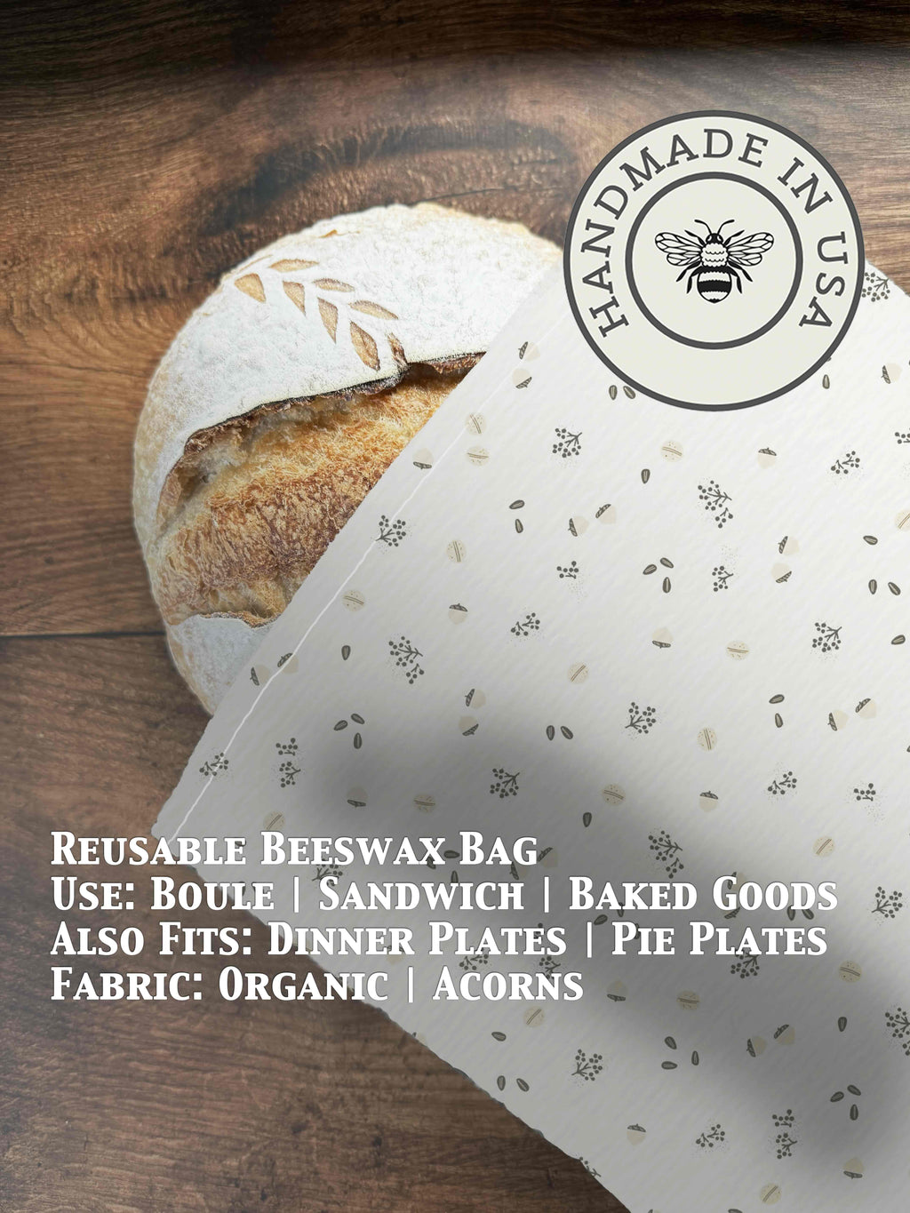 Bread Bag | Beeswaxed-Multiple Patterns