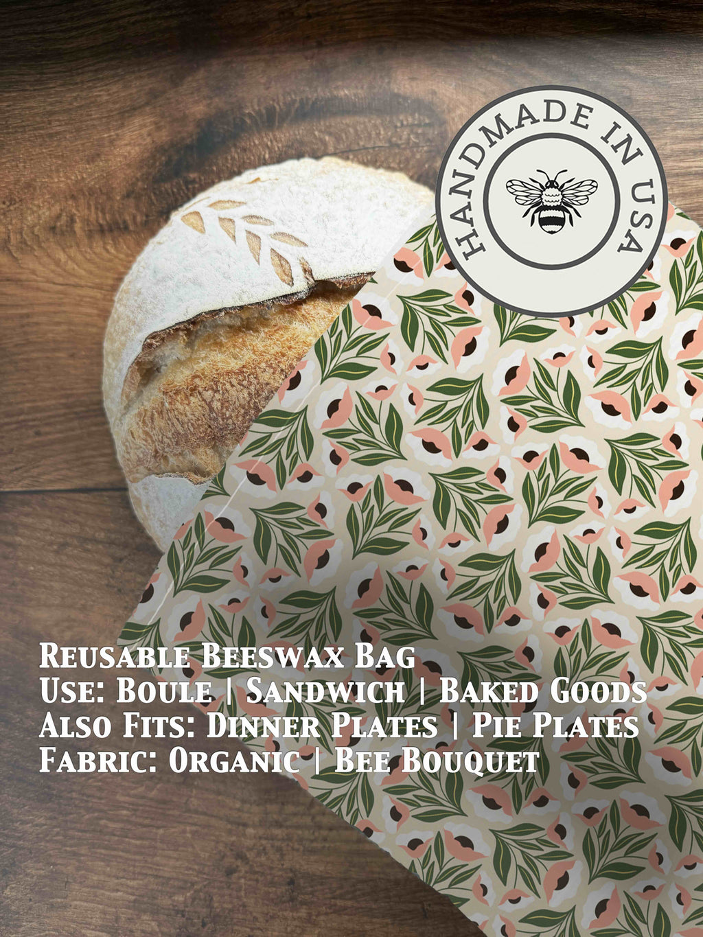 Bread Bag | Beeswaxed-Multiple Patterns
