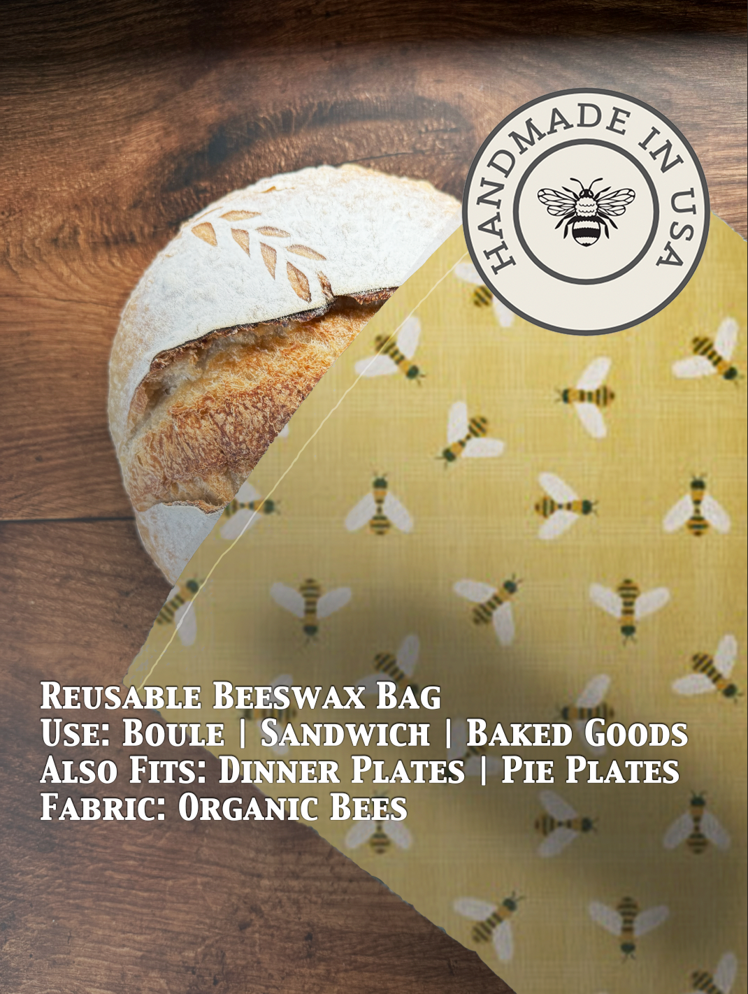 Bread Bag | Beeswaxed-Multiple Patterns