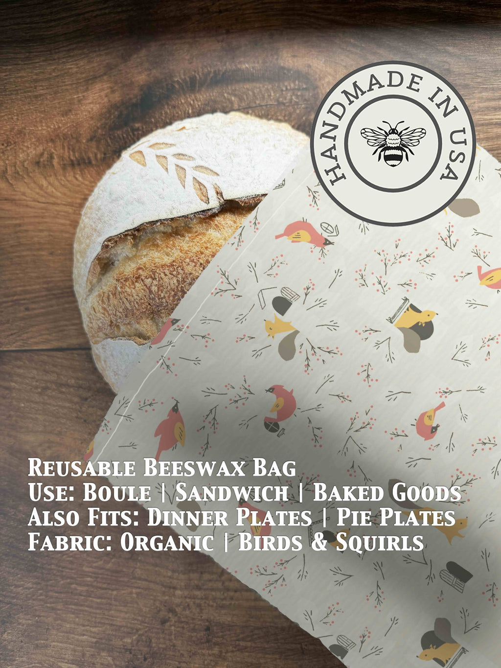 Bread Bag | Beeswaxed-Multiple Patterns
