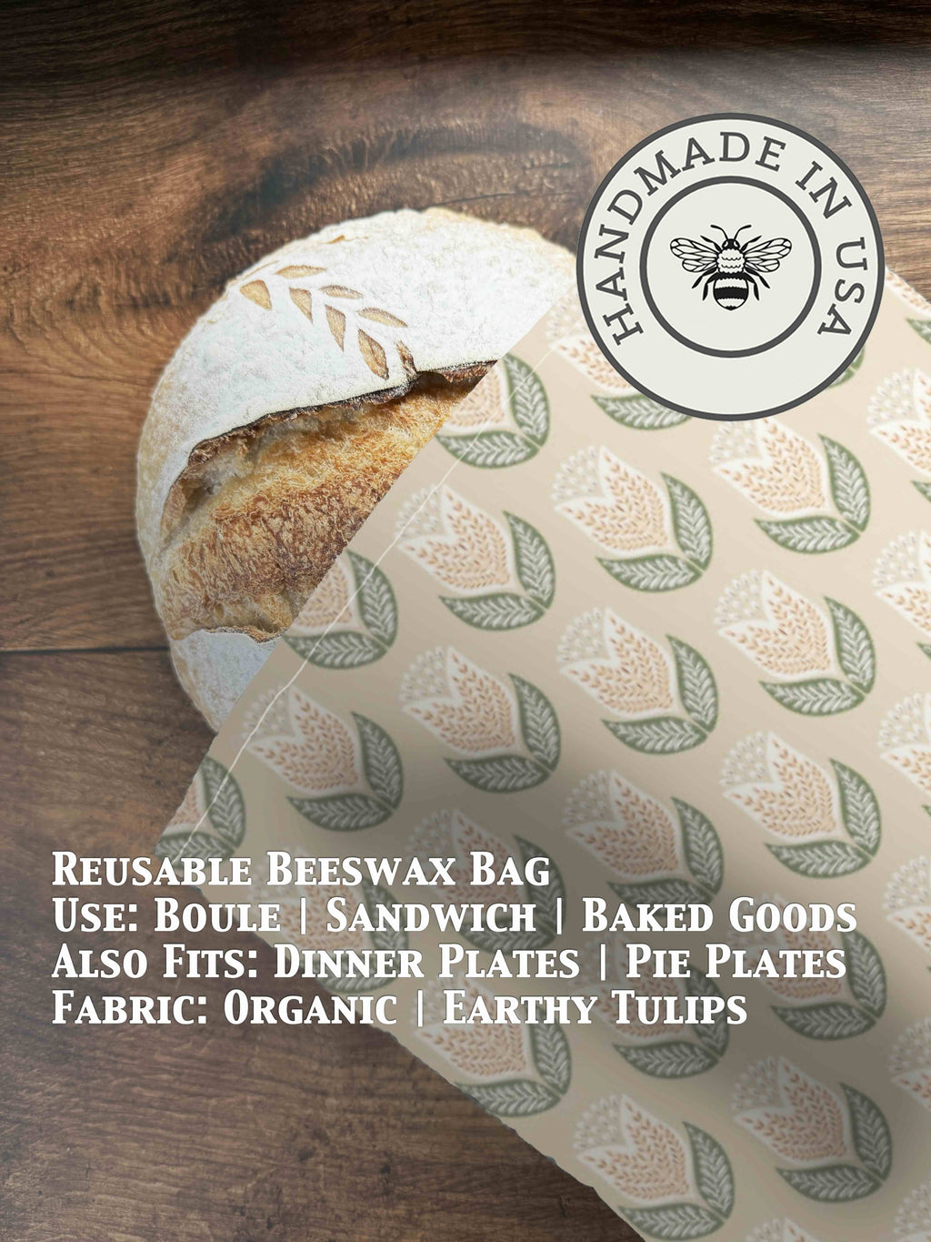 Bread Bag | Beeswaxed-Multiple Patterns