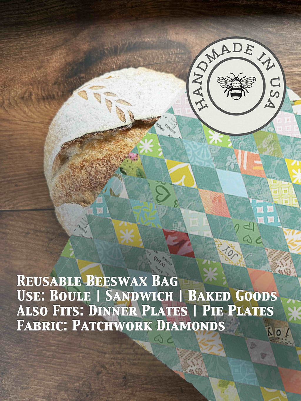 Bread Bag | Beeswaxed-Multiple Patterns