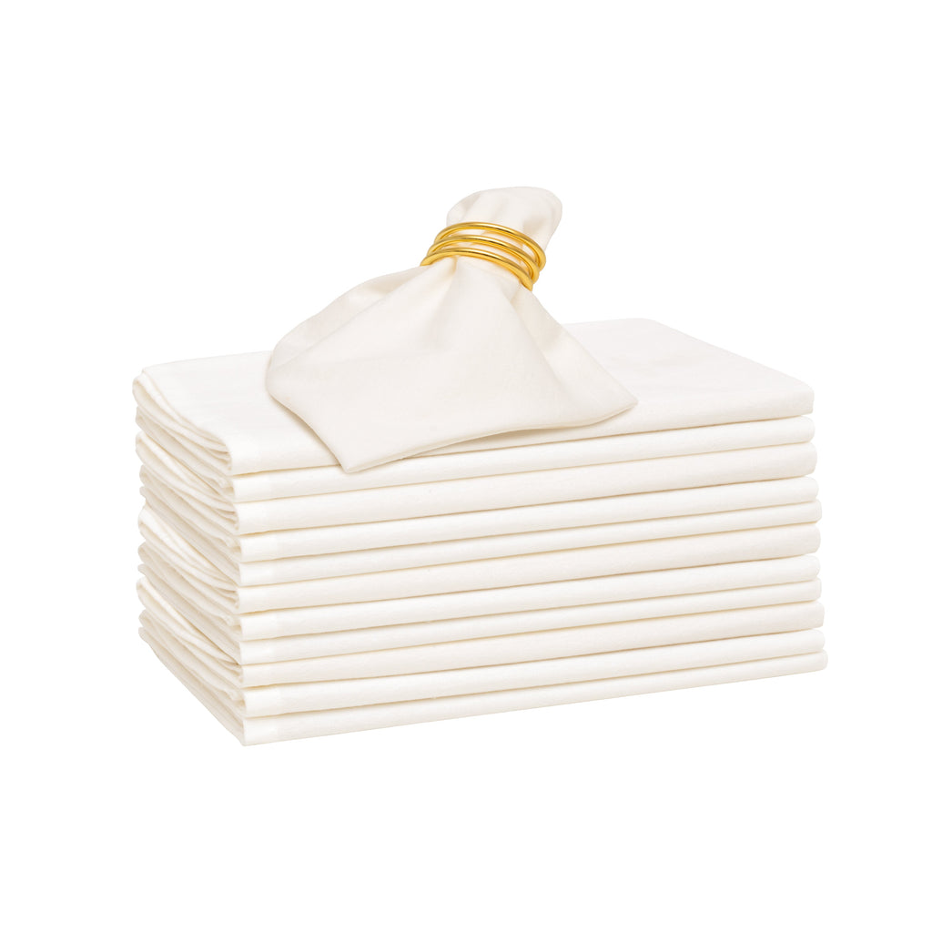 Flour Sack Napkins - 12 Pack Cotton Kitchen Towels 18"x18"