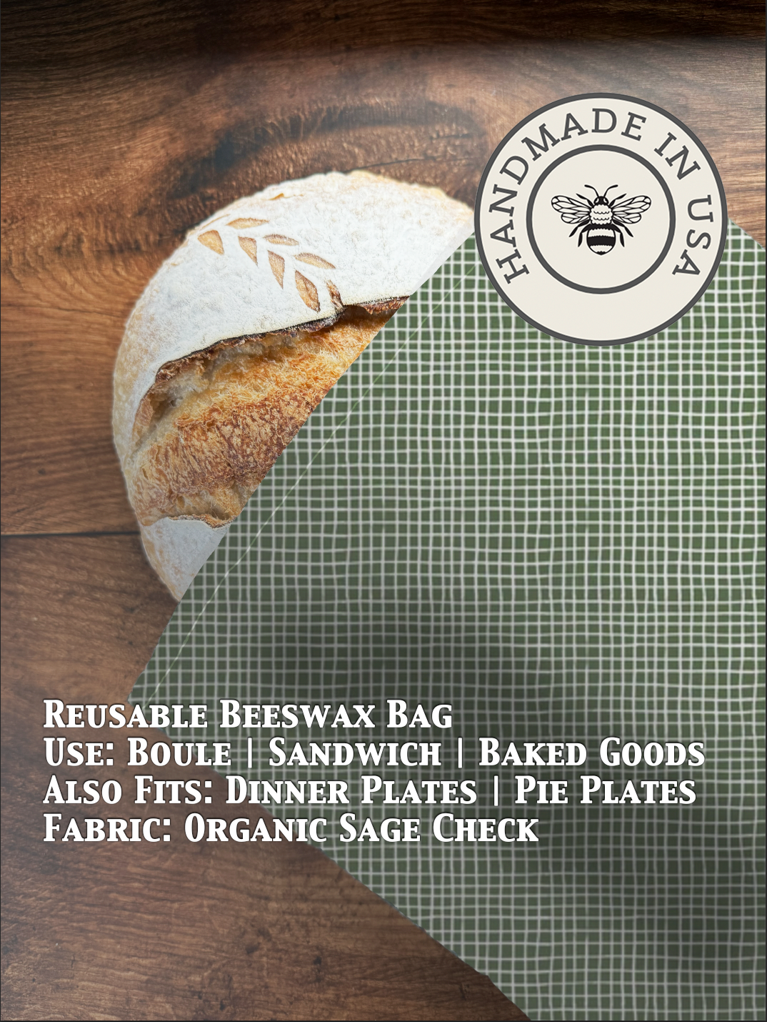 Bread Bag | Beeswaxed-Multiple Patterns