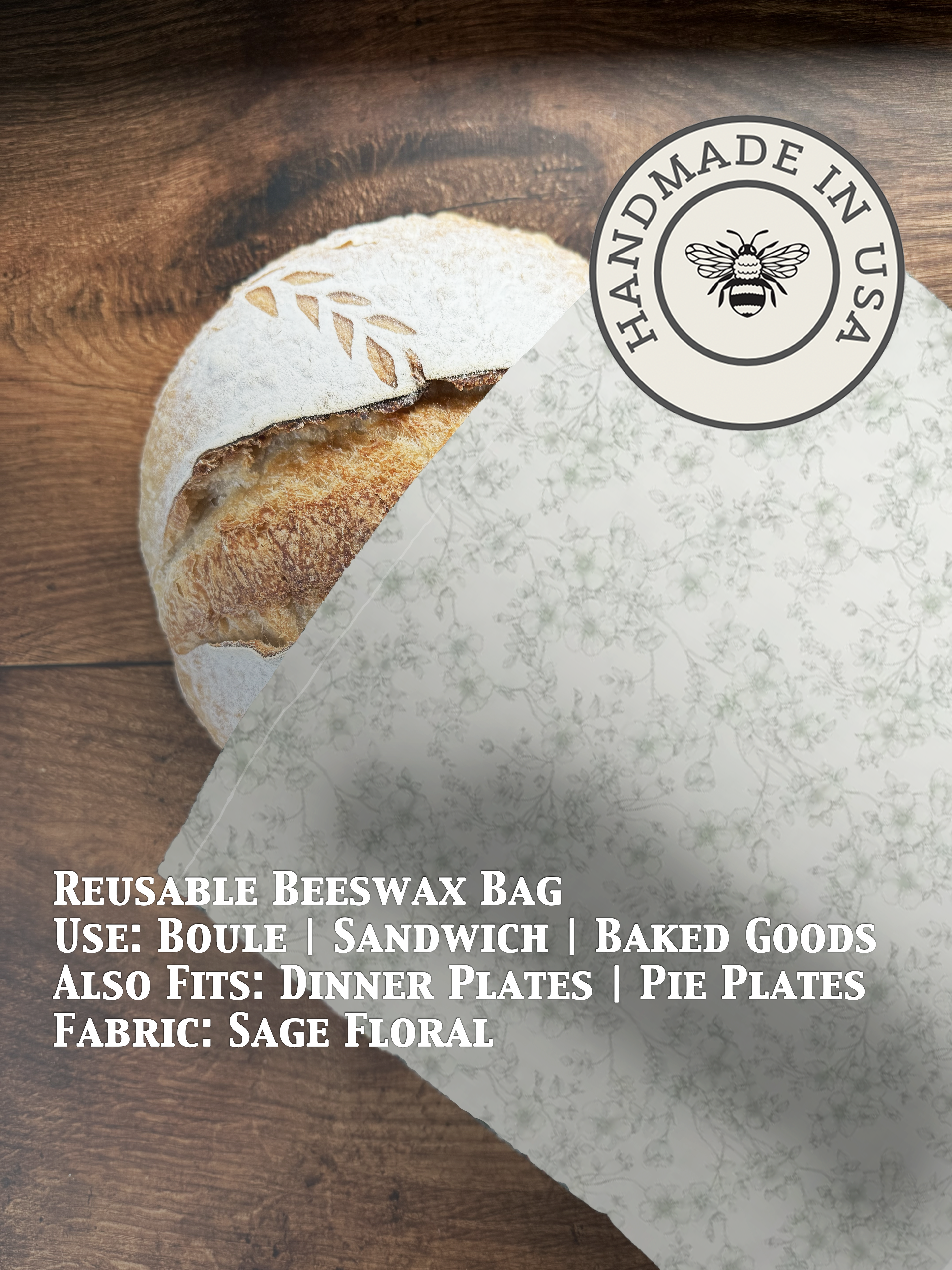 Bread Bag | Beeswaxed-Multiple Patterns