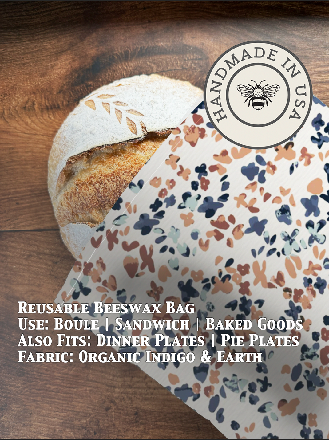 Bread Bag | Beeswaxed-Multiple Patterns