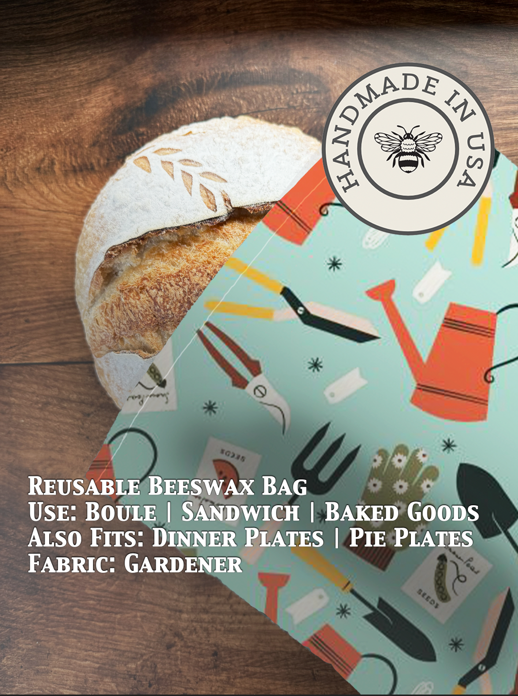 Bread Bag | Beeswaxed-Multiple Patterns