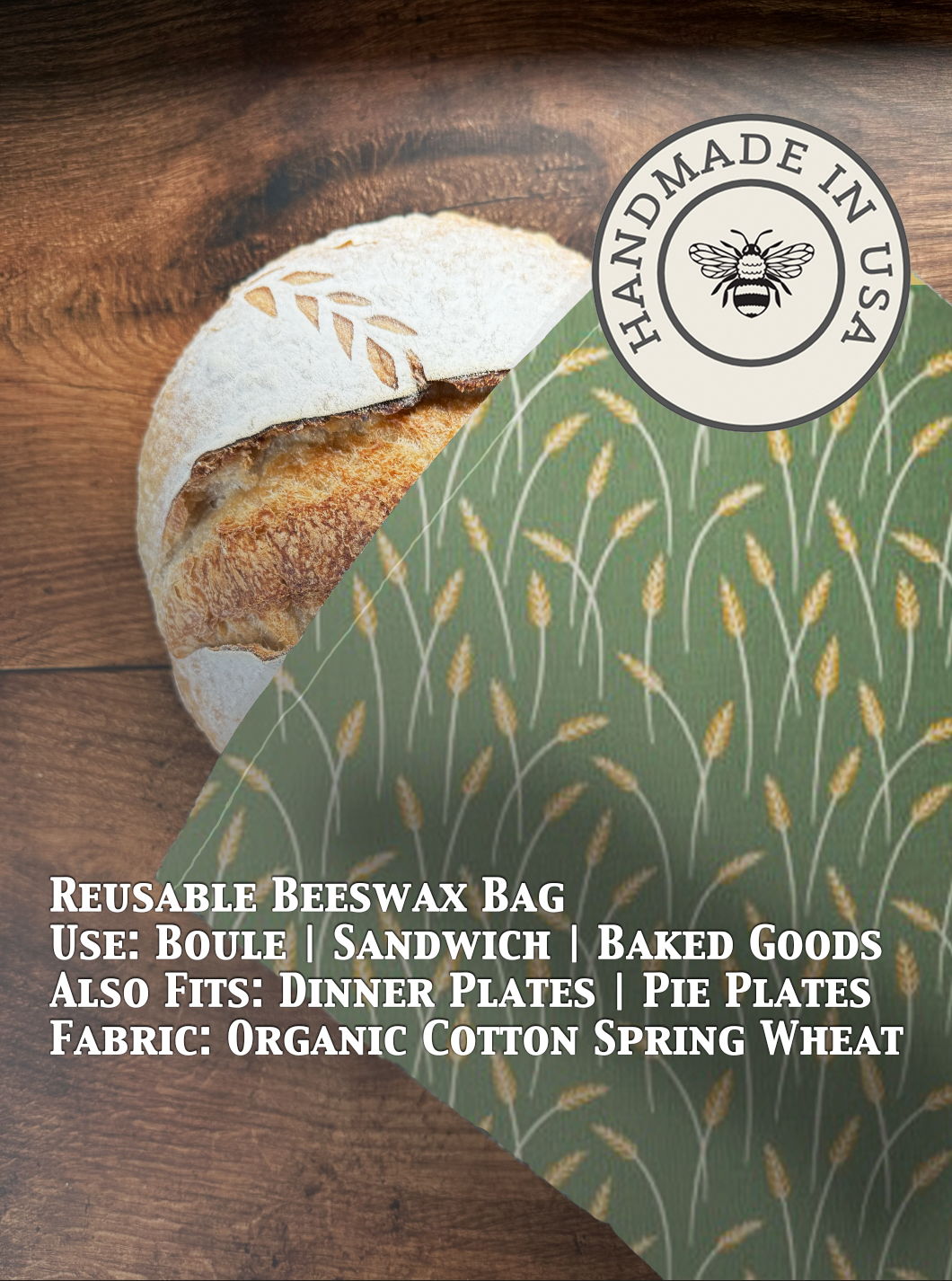 Bread Bag | Beeswaxed-Multiple Patterns