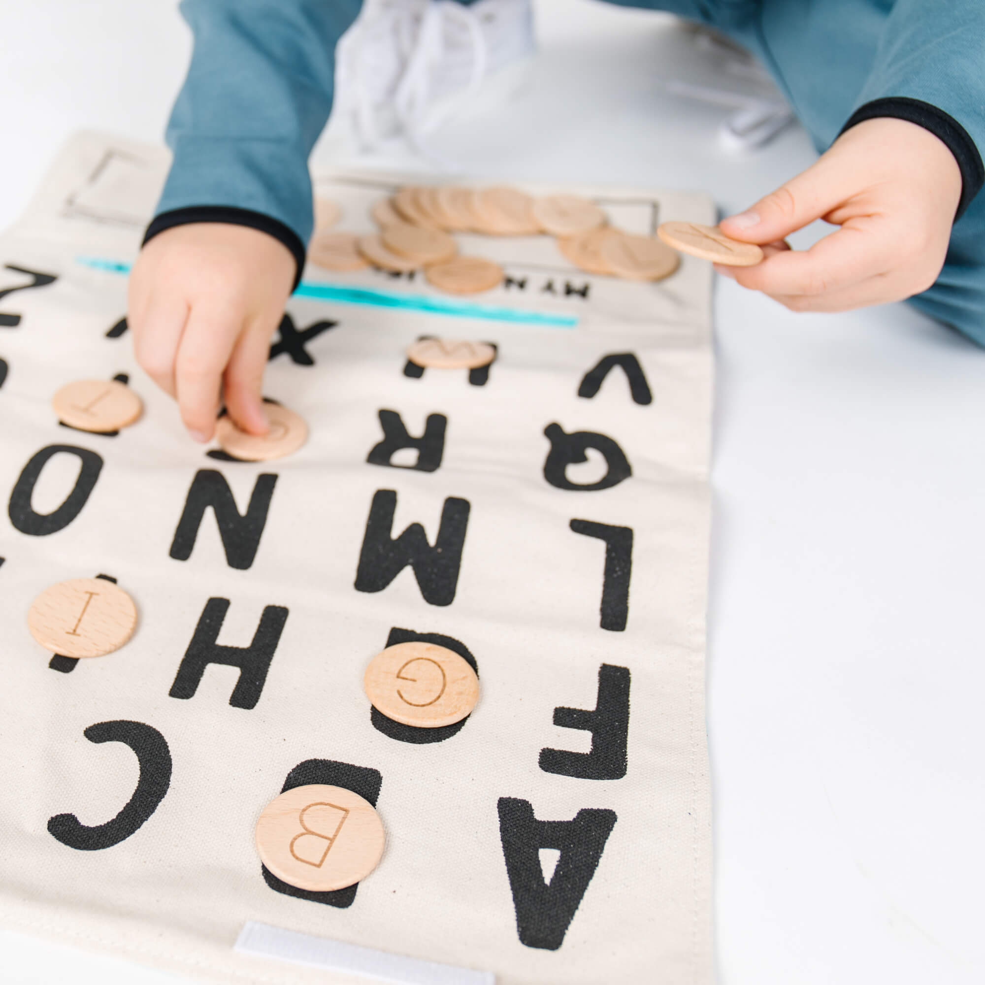 Handmade ABC Play Mat - Portable Alphabet Learning Toy
