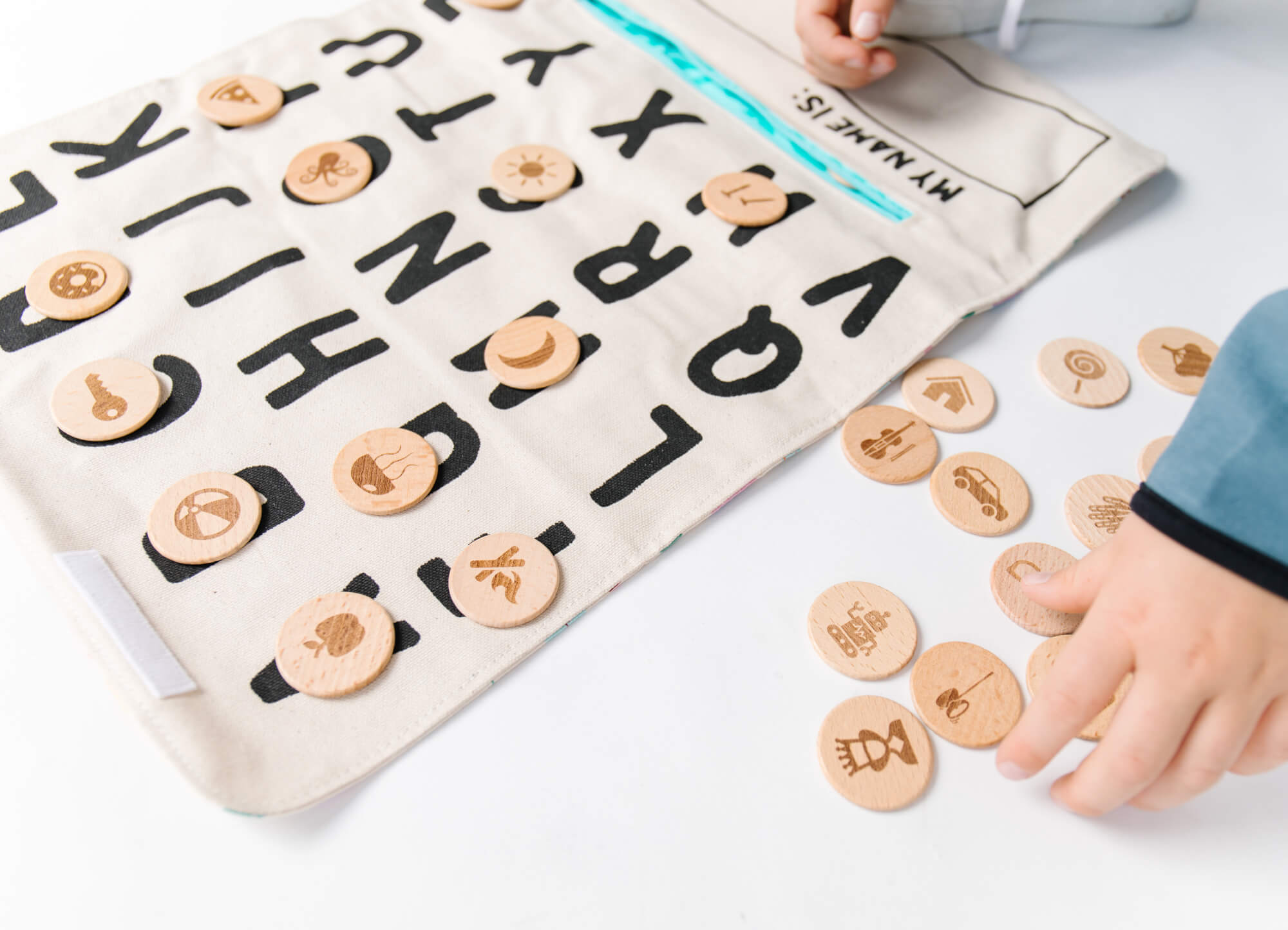 Handmade ABC Play Mat - Portable Alphabet Learning Toy