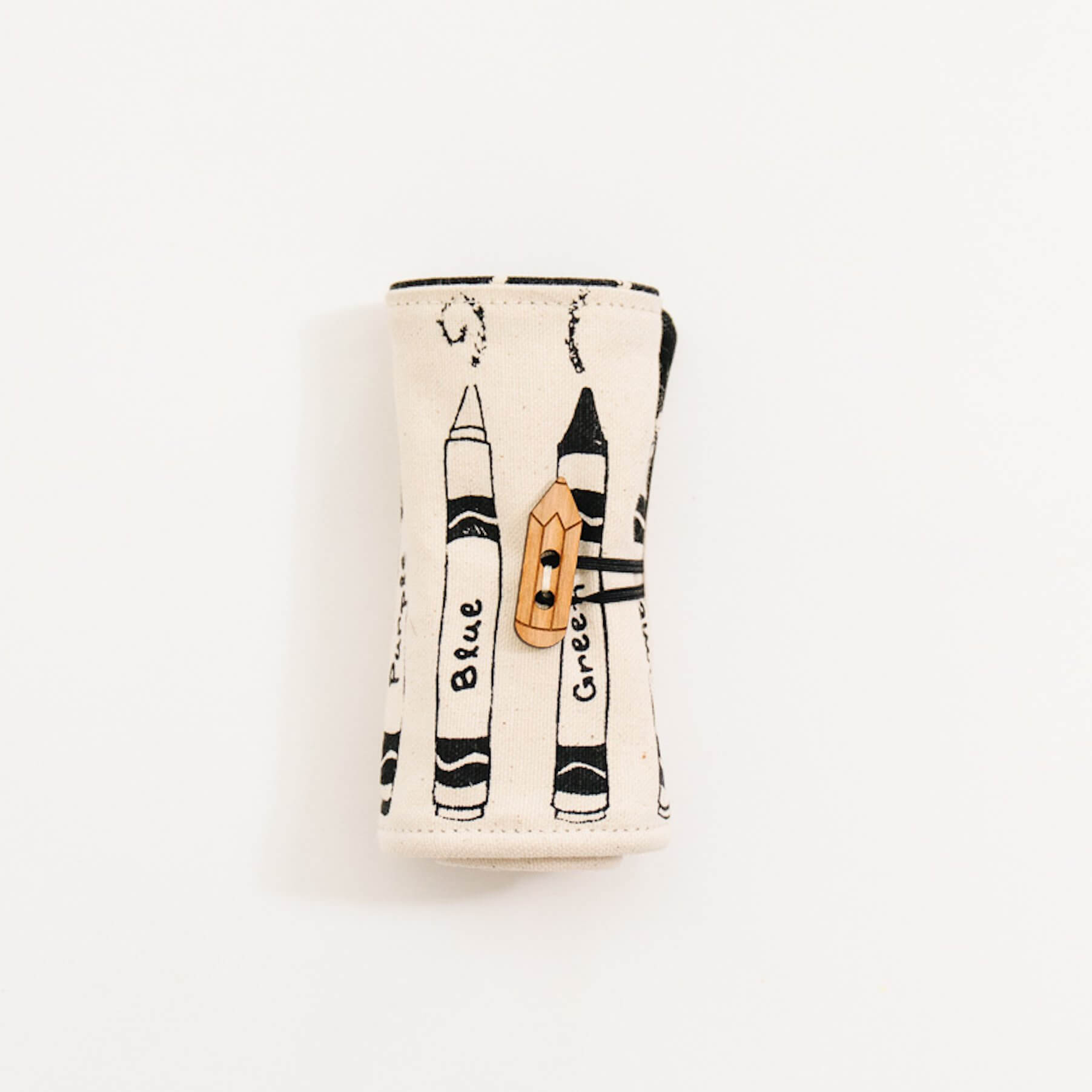 Personalized Crayon Holder Roll - Travel Crayon Case for Kids with 12 Crayons