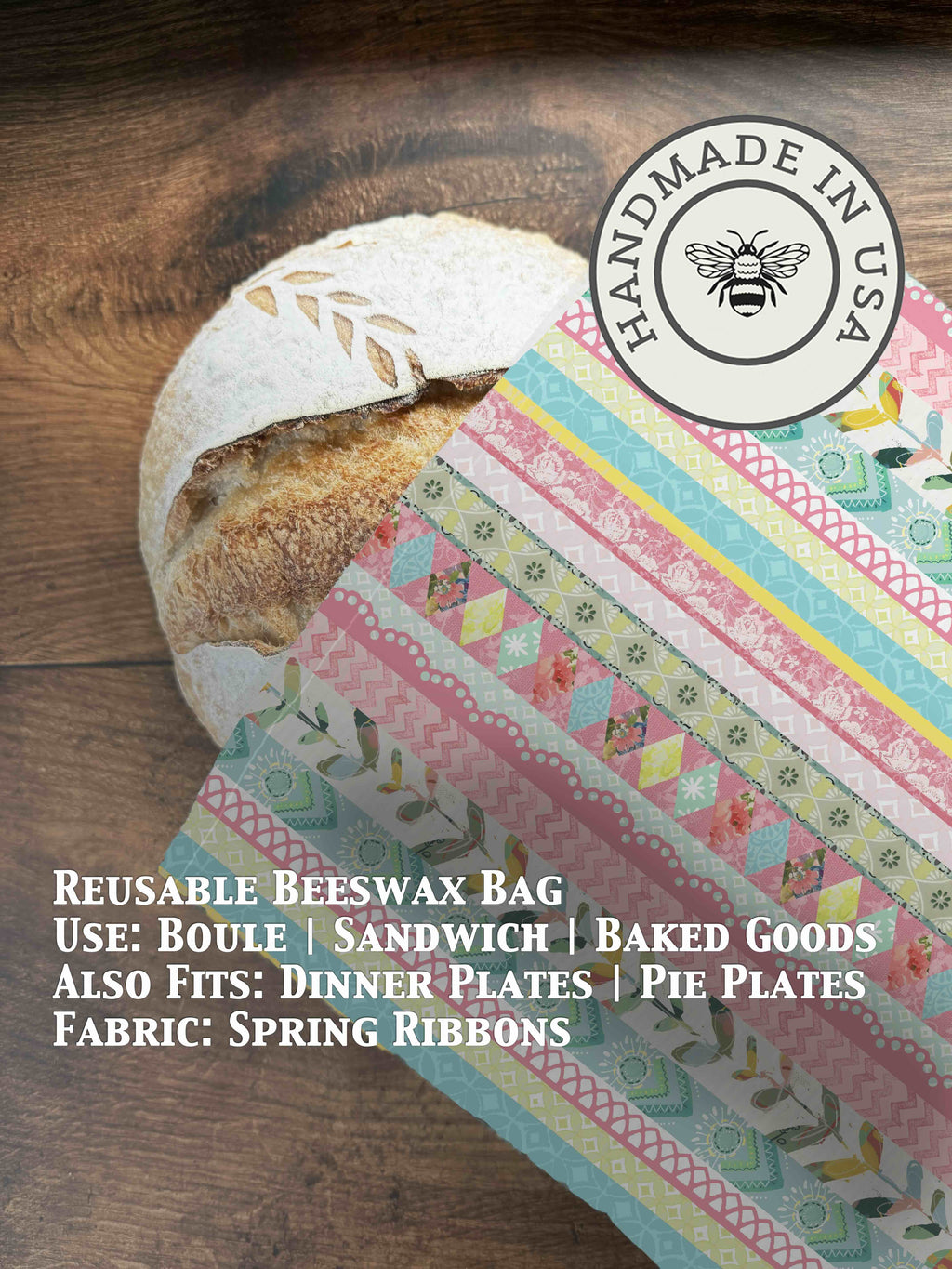 Bread Bag | Beeswaxed-Multiple Patterns