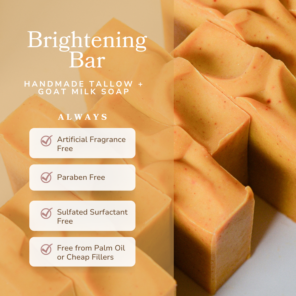 Brightening Vitamin C & Bakuchiol Soap Bar - 5 oz Handcrafted