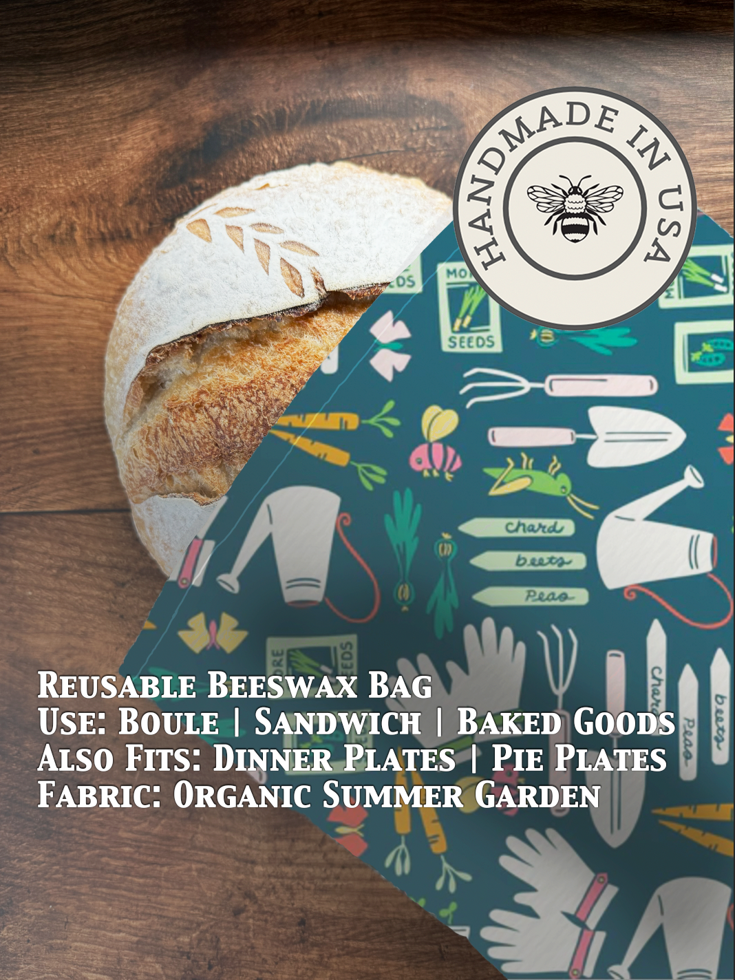 Bread Bag | Beeswaxed-Multiple Patterns