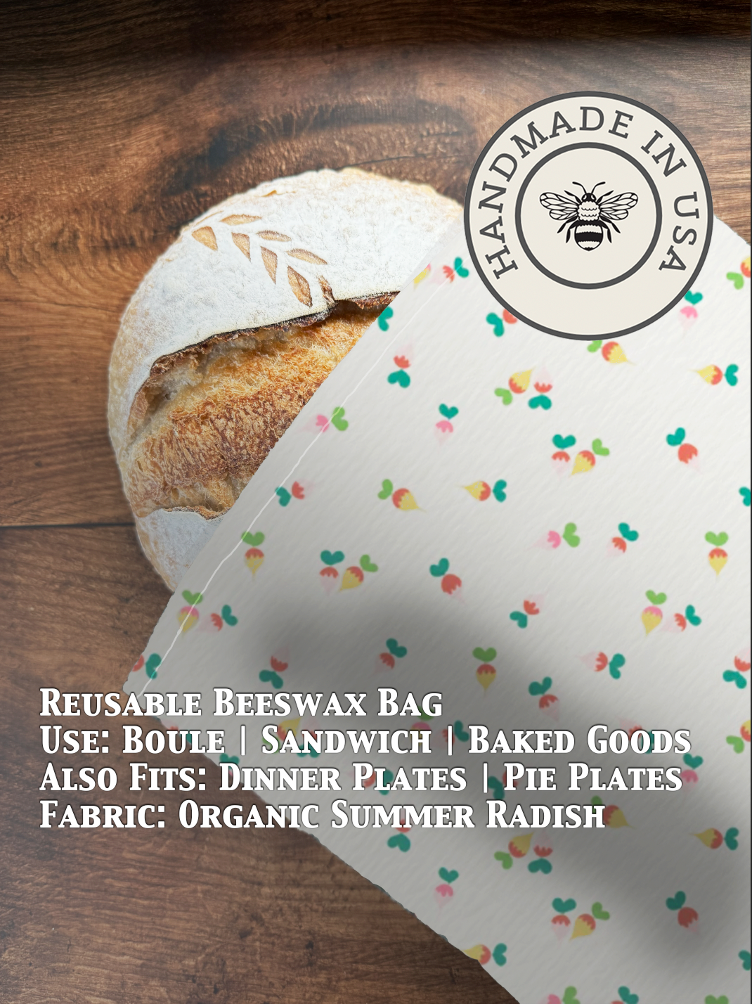 Bread Bag | Beeswaxed-Multiple Patterns