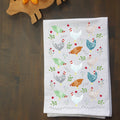 Chicken Scratch Kitchen Towel - Farmhouse Organic Cotton Flour Sack