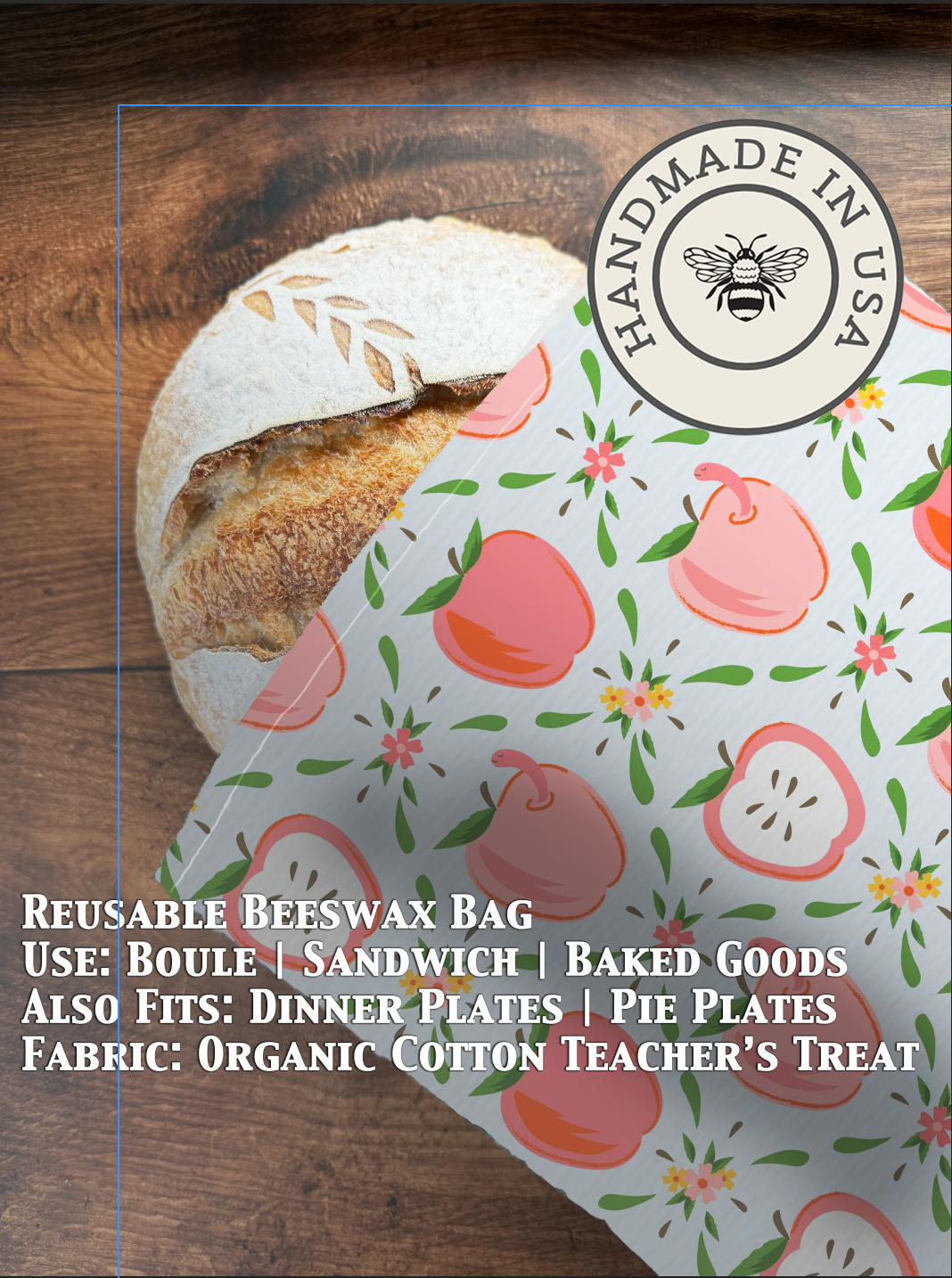 Bread Bag | Beeswaxed-Multiple Patterns