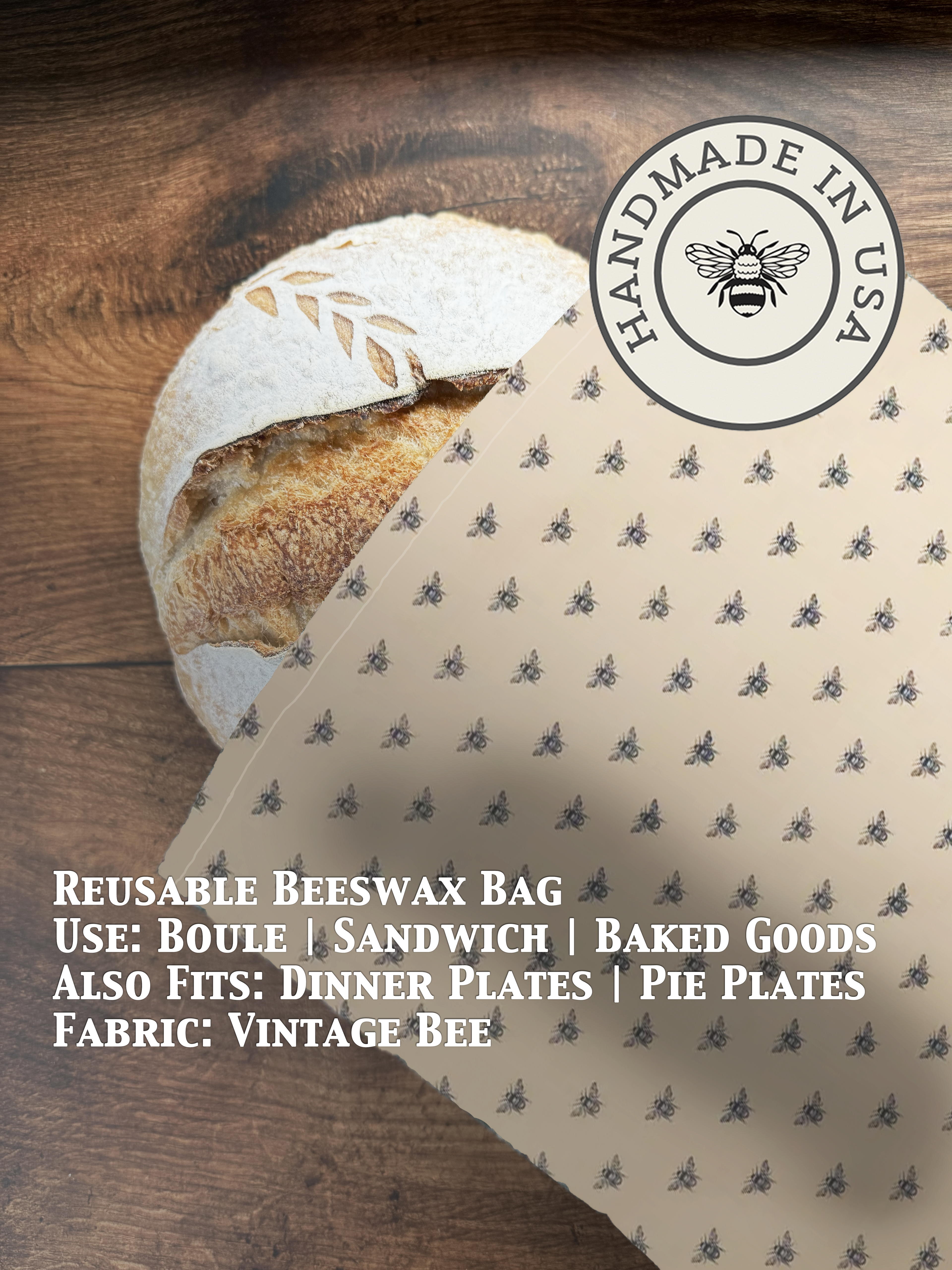 Bread Bag | Beeswaxed-Multiple Patterns