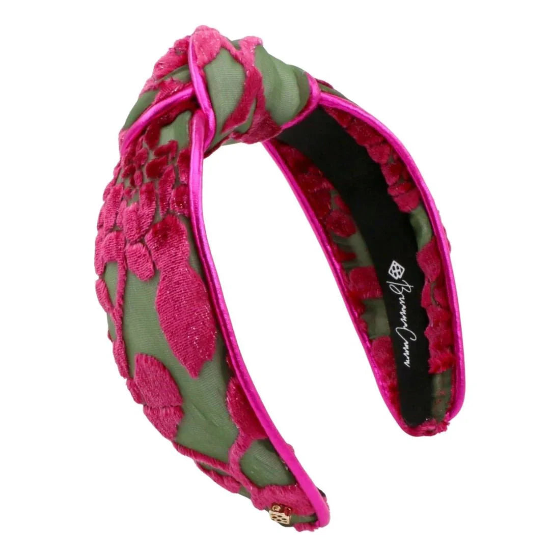 Brianna Cannon Fall Velvet Peonies Headband