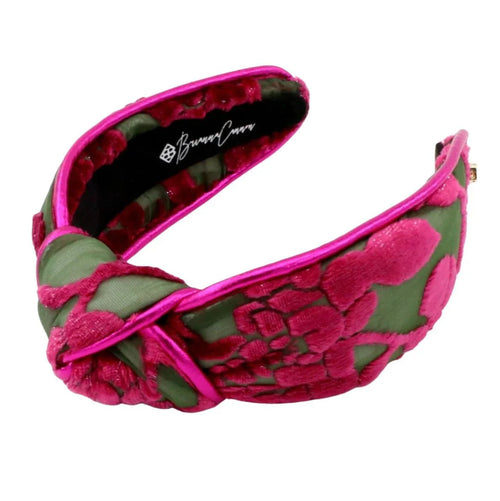 Brianna Cannon Fall Velvet Peonies Headband