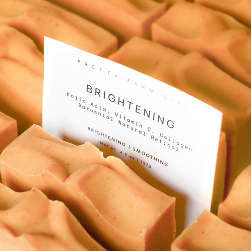 Brightening Vitamin C & Bakuchiol Soap Bar - 5 oz Handcrafted