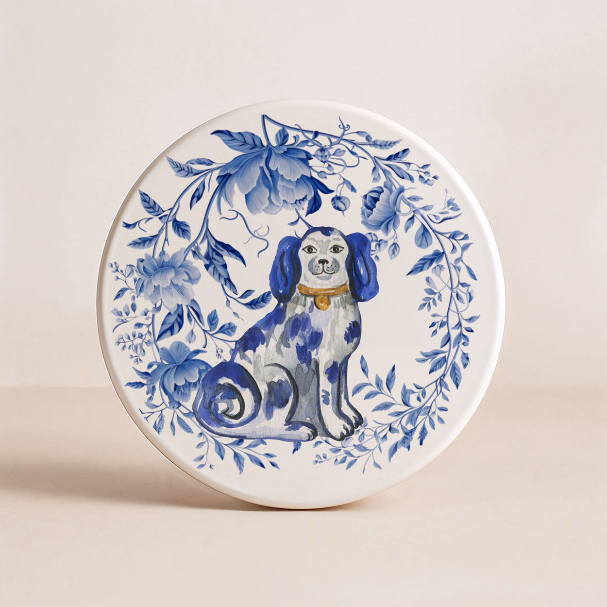 Chinoiserie Ceramic Coasters - Blue & White Designs