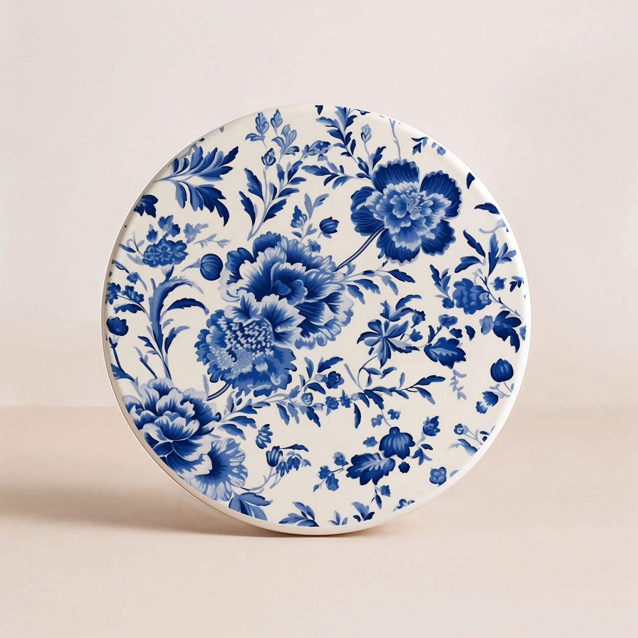Chinoiserie Ceramic Coasters - Blue & White Designs