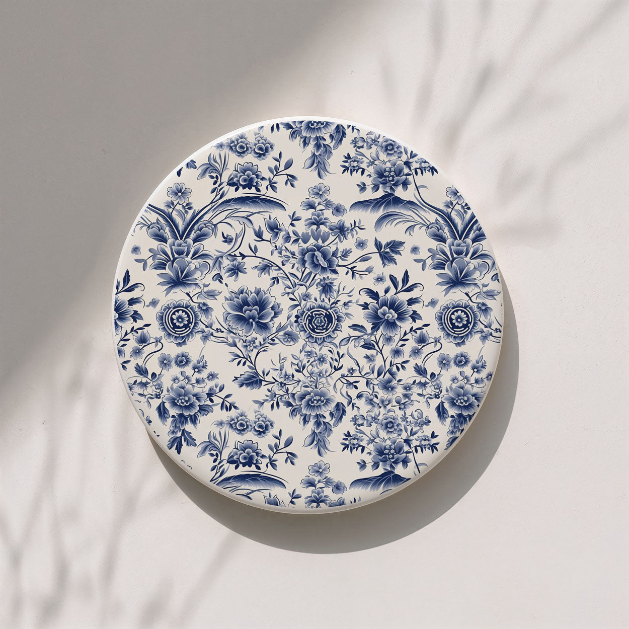 Chinoiserie Ceramic Coasters - Blue & White Designs