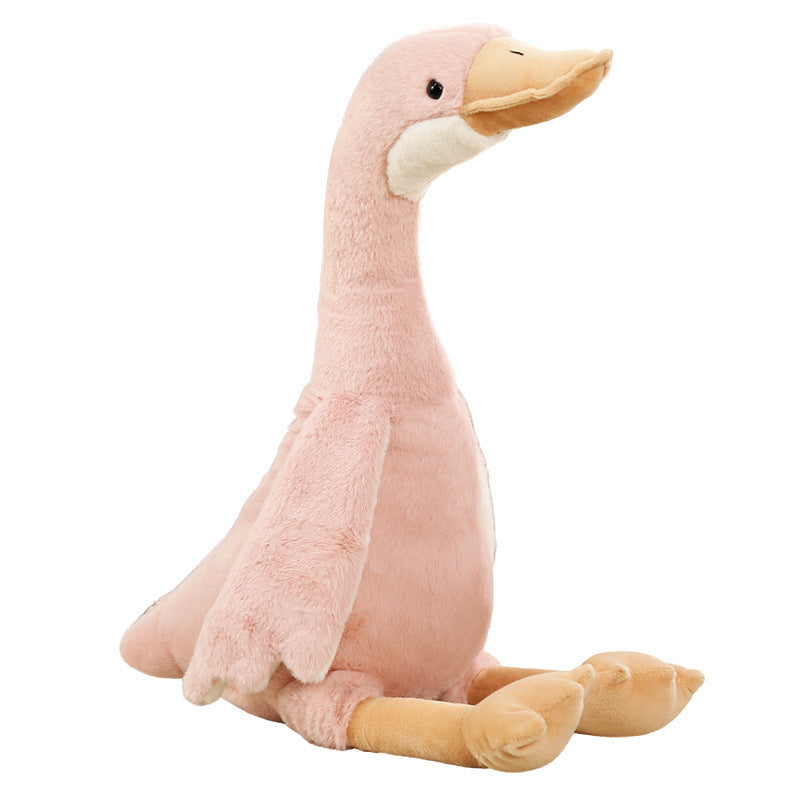 Big Goose Plush Pillow Toy - Soft Cuddly Sleeping Companion