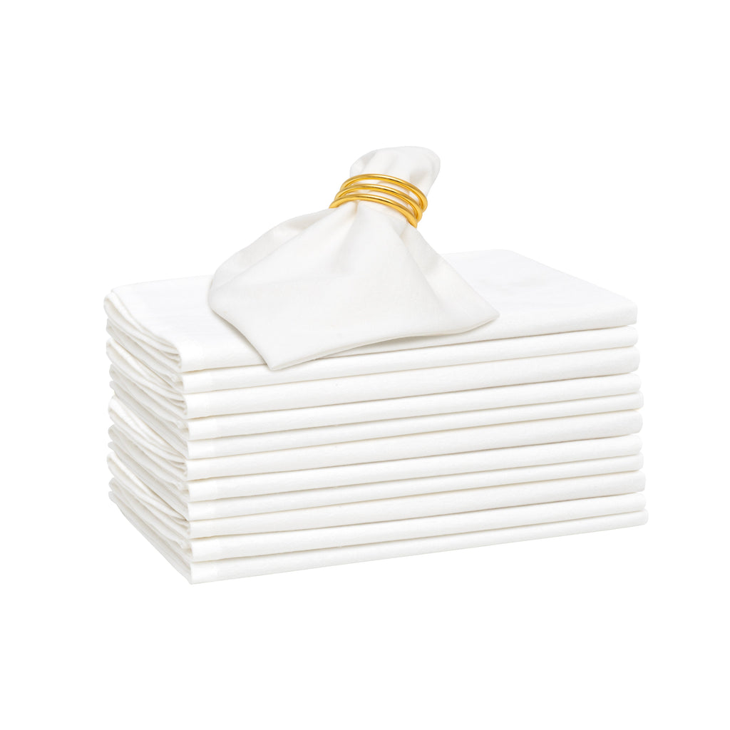 Flour Sack Napkins - 12 Pack Cotton Kitchen Towels 18"x18"