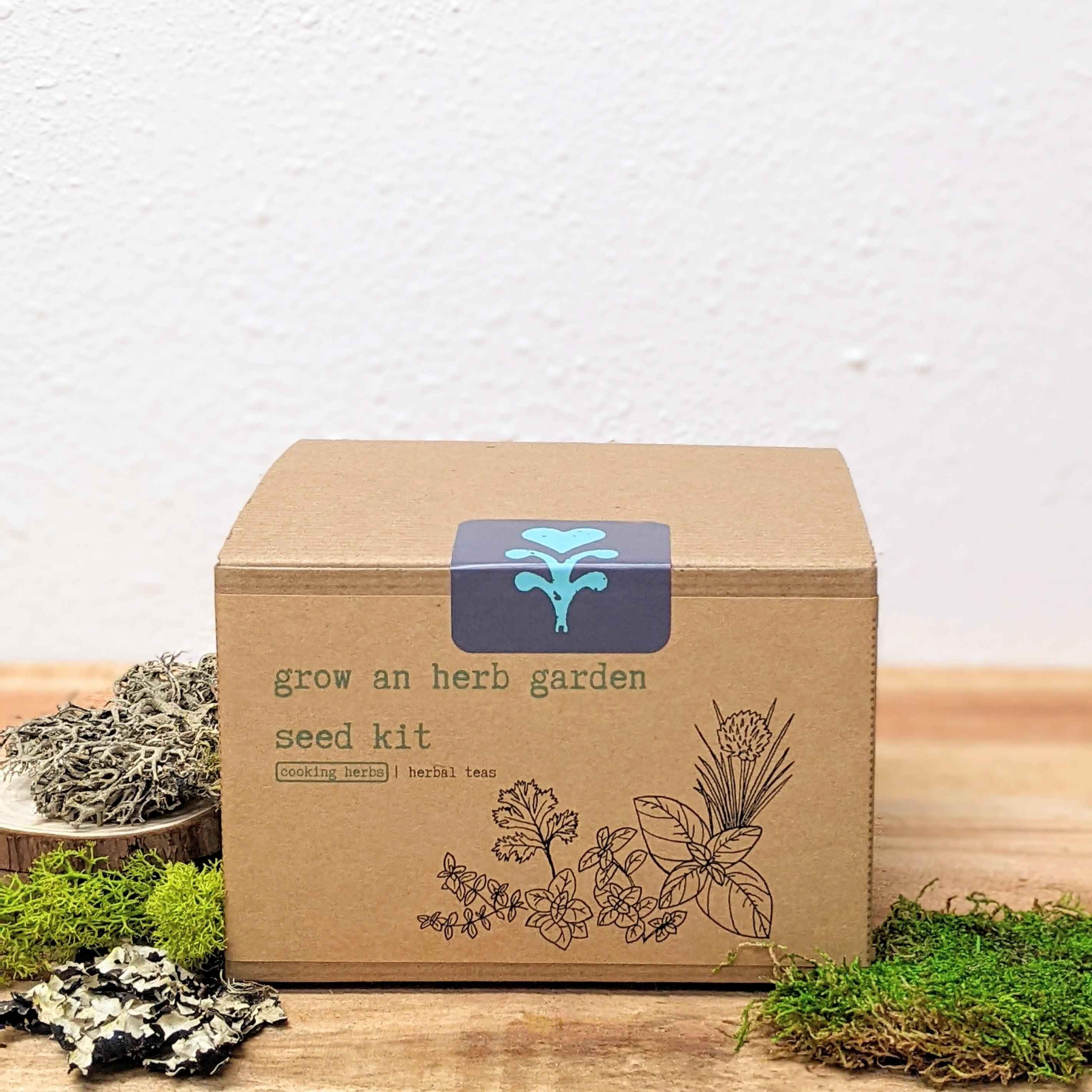 Organic Herb Garden Seed Kit - Cooking Herbs