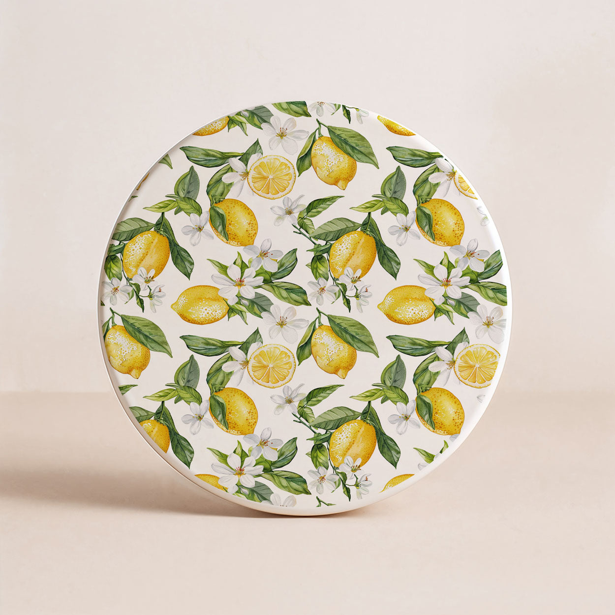 Mediterranean Lemon Ceramic Coaster