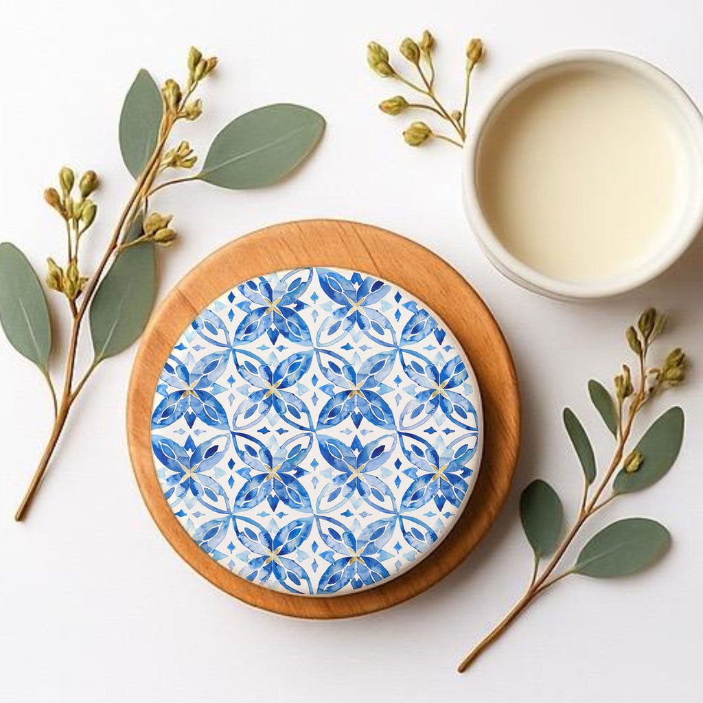 Mediterranean Lemon Ceramic Coaster