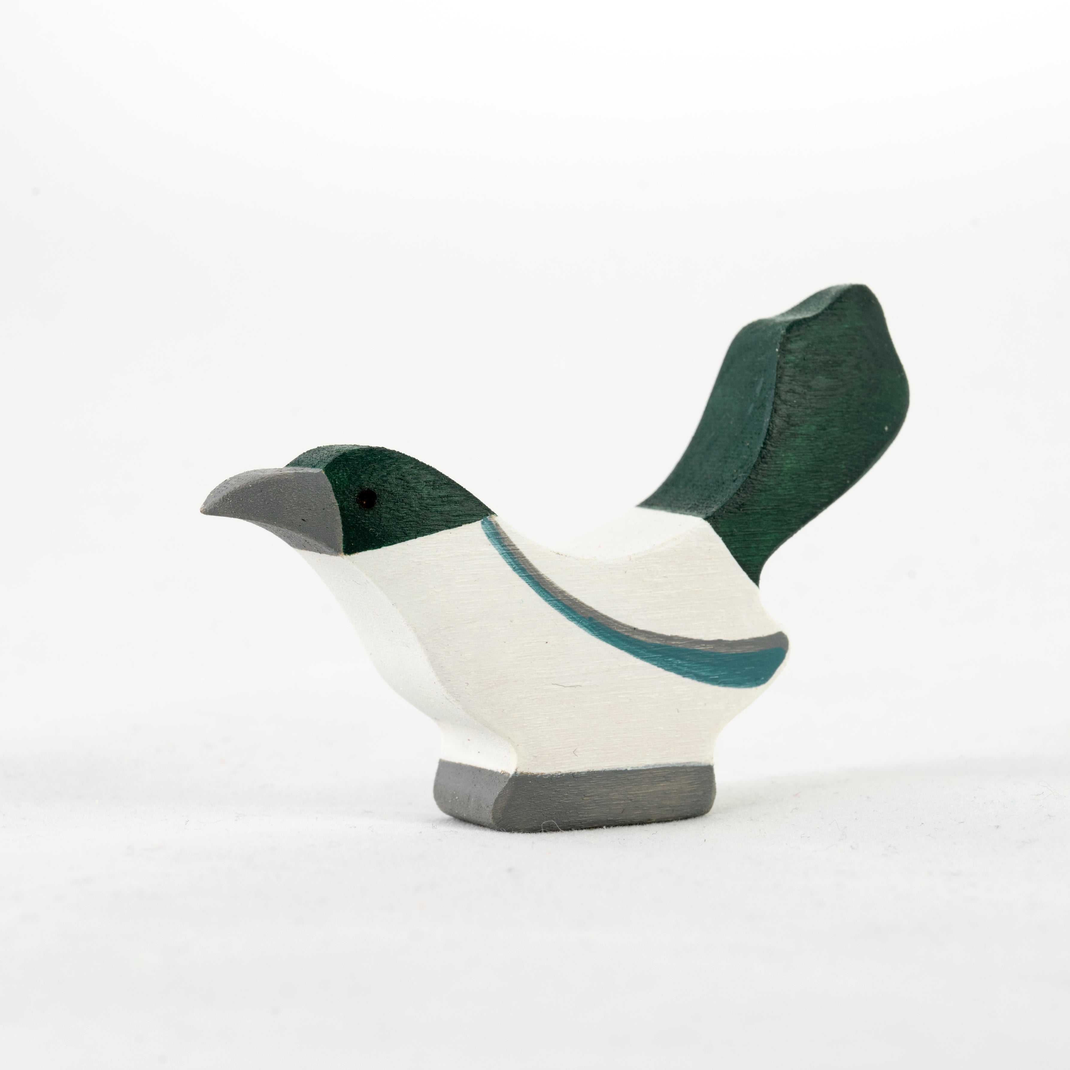 Waldorf Wooden Birds Set - Hand-Painted 7 Pieces