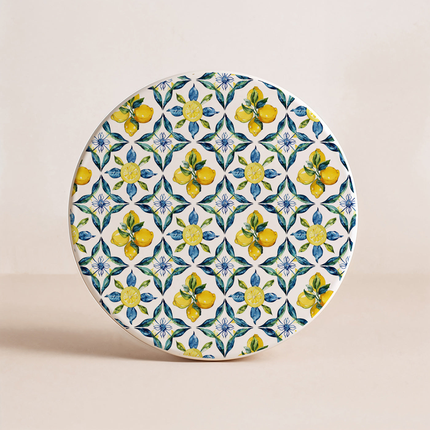 Mediterranean Lemon Ceramic Coaster