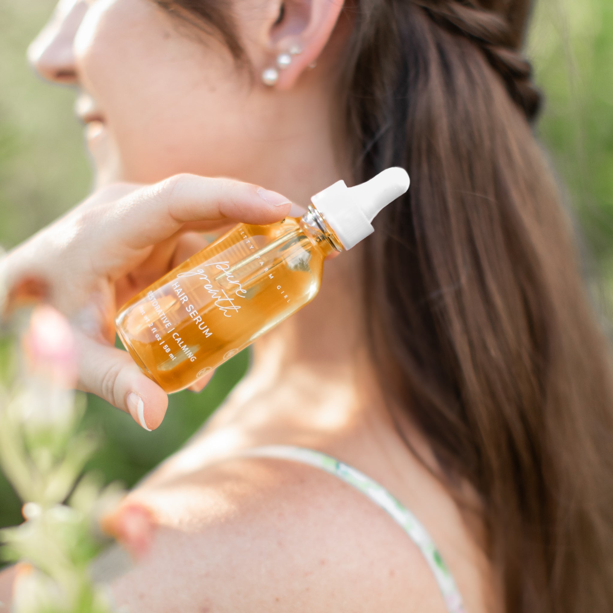 Pure Growth Hair Serum - 2 oz Organic Scalp & Hair Treatment